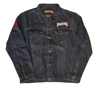 Pantera Denim Veste Vulgar Display of Power Band Logo Nouveau Officiel Unisex Size S