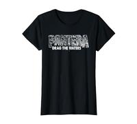 Pantera Logo Officiel en Peau de Serpent Drag The Waters T-Shirt, Femme, Noir, 3XL