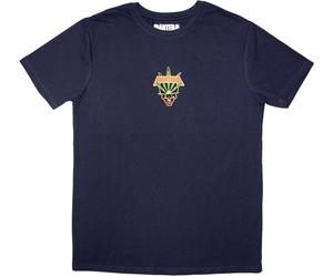 Pantera Mini Leaf Skull Navy Blue M T-shirt
