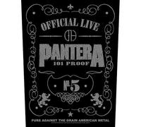PANTERA - Pantera Back Ecusson 101 Proof Band Logo Nouveau Officiel Noir Size One Size