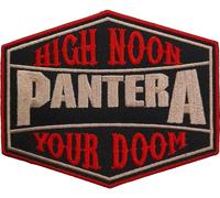 Pantera - Patch "High Noon Your Doom" - Coton RO3126 (Taille unique) (Noir/Rouge)