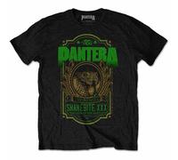 Pantera 'Snakebite XXX Label' (Noir) T-Shirt - NOUVEAU ET OFFICIEL