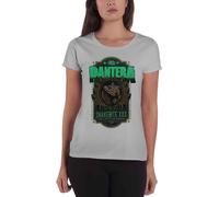 Pantera - "Snakebite XXX Label" T-shirt pour femme RO2753 (L) (Gris chiné)