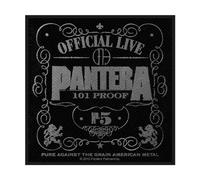 Pantera Standard Patch 101% Proof Nouveau Officiel Noir Size Accessory Size