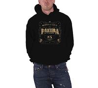 Pantera Sweat-shirt à capuche 101 Proof nand logo Homme nouveau Noir Pullover