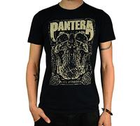 Pantera T Shirt Homme 101 Proof Skull band logo officiel nouveau Noir