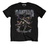 Pantera - T-Shirt # L Black Unisex # Vintage Rider [Import]