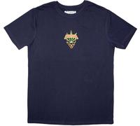 Pantera T-shirt Mini Leaf Skull Unisex Navy Blue S