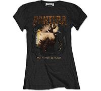 Pantera - T-Shirt # S Black Femmina # Original Cover [Import]