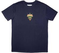 Pantera - T-shirt Uni "Mini Leaf Skull" RO11616 (L) (bleu marine) pour Homme/Femme