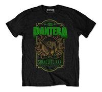 Pantera – T-shirt Snakebite XXX Label – Unisexe noir Taille XL – Import