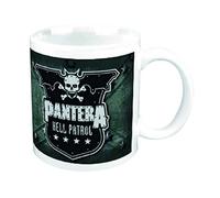 Pantera Tasse À Café Hell Patrol Band Logo Nouveau Officiel Blanc Boxed