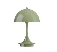 Louis Poulsen Panthella 160 Portable V3 Opaque Akku Tischleuchte, Opaque Moss Green