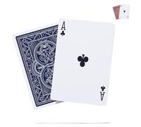 Pantheon Playing Cards Jeu de Cartes Lourdes, idéal pour l’extérieur | Cartes à Jouer étanches et résistantes au Vent | Cartes de Poker protégées par Un Plastique épais (Bleu)