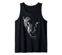 Panther Animal Lover Motif Léopard Noir Débardeur