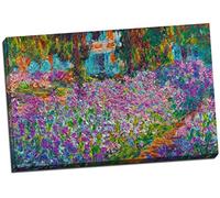 Panther Print Claude Monet « Jardin de Giverny » Impression sur toile murale 76,2 x 50,8 cm