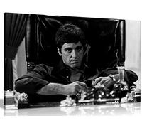 Panther Print Impression sur Toile Art Mural Tony Montana Al Pacino Scarface - 61 x 40,6 cm