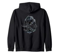 Panther Reflection Puissant Gaze Jungle Majesty Sweat à Capuche