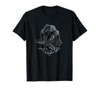 Panther Reflection Puissant Gaze Jungle Majesty T-Shirt