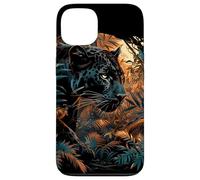 Panther T avec une panthère noire qui rôde Coque pour iPhone 13