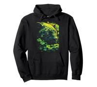 Panther Trèfle Forêt St Patrick Animal Forestcore Sweat à Capuche