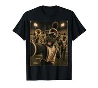 Panther Trompette Player Funny Vintage Selfie Halftime Rally T-Shirt