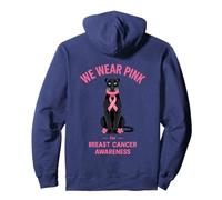 Panther We Wear Pink Breast Cancer Awareness Octobre Sweat à Capuche