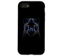 Panther Wild Cat Feline Jungle Panther Pantera Panter Africa Coque pour iPhone SE (2020) / 7/8