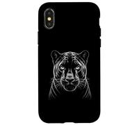 Panther Wild Cat Feline Jungle Panther Pantera Panter Africa Coque pour iPhone X/XS