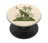 Panther Wild Cat Feline Jungle Panther Pantera Panter Africa PopSockets PopGrip Adhésif