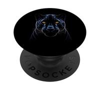 Panther Wild Cat Feline Jungle Panther Pantera Panter Africa PopSockets PopGrip Adhésif