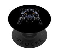 Panther Wild Cat Feline Jungle Panther Pantera Panter Africa PopSockets PopGrip Adhésif