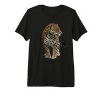 Panthera Onca Forêt Tropicale d'Amérique du Sud Big Cat T-Shirt Haut de Gamme