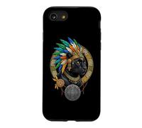 Panthère aztèque Mexique Civilisation Ancienne tribale aztèque Coque pour iPhone SE (2020) / 7/8
