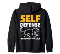 Panthère d'autodéfense Sweat à Capuche