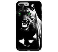 Panthère fierté Sauvage aux Yeux Verts Cool montrant des Dents Coque pour iPhone 7 Plus/8 Plus
