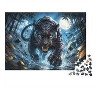 Panthère Lune Eau 1000pcs Mini Puzzle pour Adultes Difficile