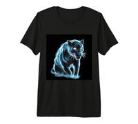 Panthère Magique dans de Fortes Couleurs de l'eau T-Shirt Haut de Gamme