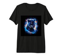 Panthère Magique dans de Fortes Couleurs de l'eau T-Shirt Haut de Gamme