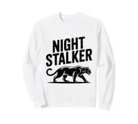 Panthère Night Stalker pour Les Amoureux des Animaux mystérieux Sweatshirt