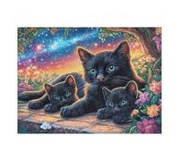 Panthère Noire 500 Pieces Casse-tête Expert Confirmé en Carton sans Déformation Très Difficile Niveau Expert Jeu De Société Collection Cadeau Premium 500 PCS/52×38cm