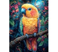 Panthère noire dans un jardin fleuri 1000 Pieces Casse-tête Pour Ado En Carton Haute Densité Faune sauvage et animaux de compagnie Facile Débutant Activité Familiale Jeu De Société Cadeau Créatif Sain