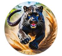 Panthère Noire Puzzle 1000 Pièces Adultes Et Enfants Dès 14 Ans Big Chat Puzzle De Bricolage Coloré Jouets De Jeu Stimulants Détente & Relaxation 1000pcs (67.5x67.5cm)