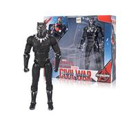 (Panthère noire) série Avengers de Marvel Hulk Spiderman Hawkeye modèle support jouet cadeau