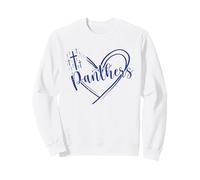 Panthers avec Croix catholique école Esprit Bleu Sweatshirt