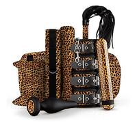 Panthra Coffret Cadeau Érotique Gato - Coffret Cadeau Érotique avec 8 Jouets Sexuels Léopard - Ensemble de Jouets pour Hommes, Femmes et Couples - BDSM Set incl. Sac Assorti - Sextoys Léopard