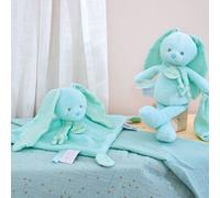 Pantin avec doudou lapin diabolo menthe