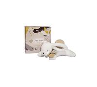 Doudou et Compagnie Pantin Happy Wild Pompon Naturel 25 cm