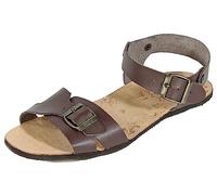 Pantoffelmann Aktiform Sandales romaines I Marron I Taille 39 I Confortables sandales pieds nus pour femmes & hommes I Sandales en cuir véritable I Chaussures avec lanières réglables