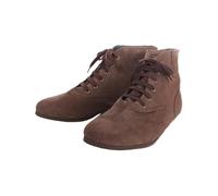 Pantoffelmann chaussures Tramper en cuir velours | Tailles 36-48 | Chaussures barefoot confortables pour femmes & hommes | Bottines en cuir véritable style RDA | Idéales pour l’escalade